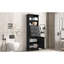 Grande armoire de rangement polyvalente avec plusieurs options de rangement et tablettes réglables pour divers espaces.-1881724344