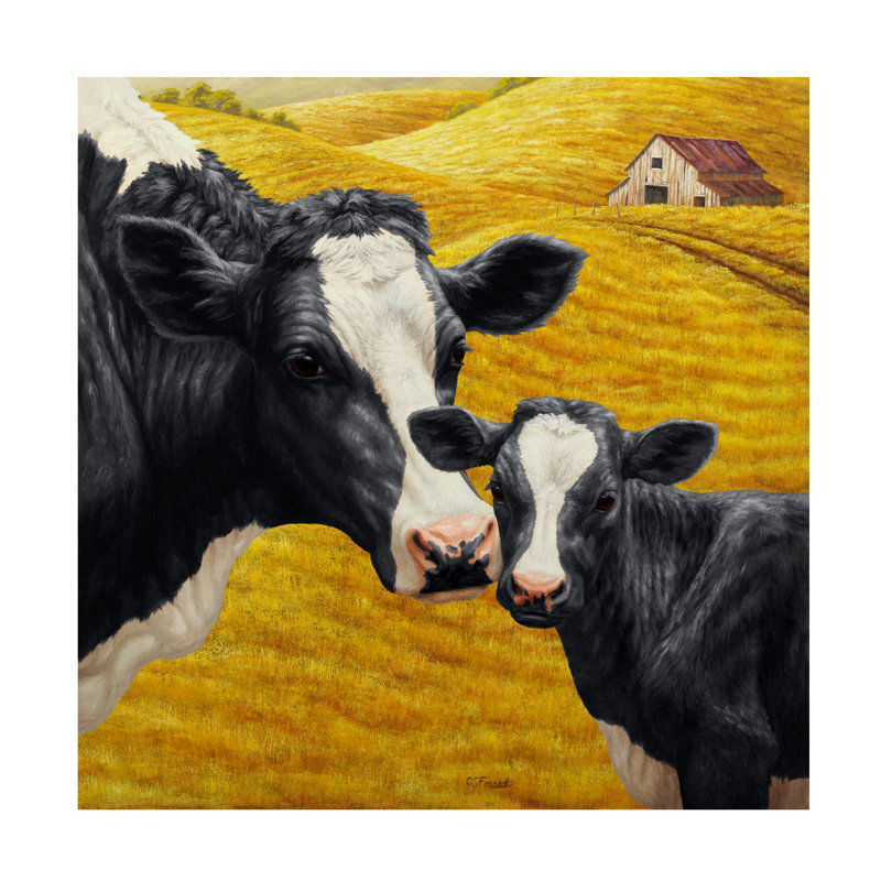 Art sur toile Crista Forest Holstein, H 14 po x l 14 po
