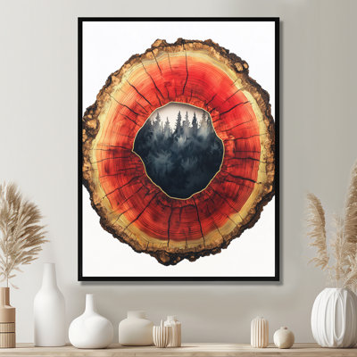 Geromy Forest Path Of The Fire Opal Stone River I - Forest Wall Art