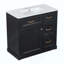 Meuble-lavabo de salle de bain avec lavabo, armoire avec 4 tiroirs, porte à fermeture en douceur et tablette réglable, lavabo en céramique, meuble-lavabo moderne pour l'organisation de la salle de bain-936644177-936644181