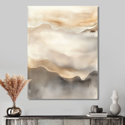 Wilf - Abstract Modern Transitional Print Wall Art