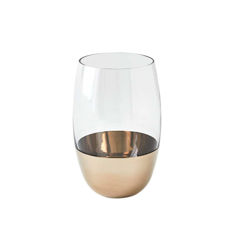 Metallic Orb 8oz. Highball Glass