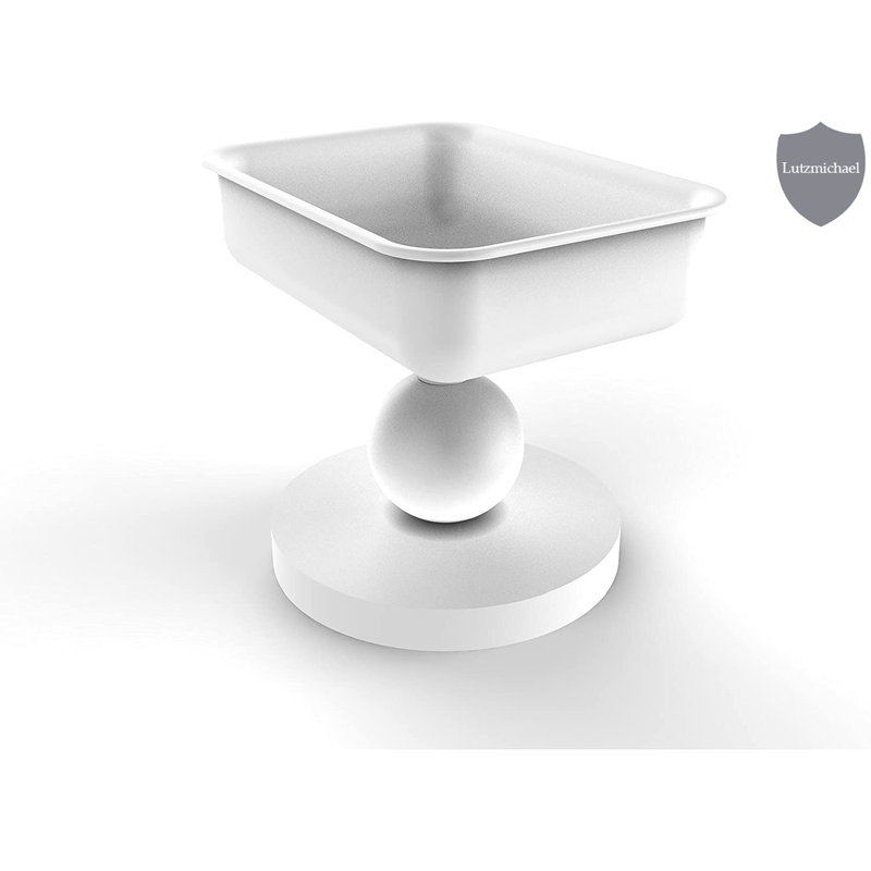 Porte-savon Gober, Blanc mat