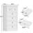 Cenirel 6 Drawer 31.5'' W Dresser-735702932
