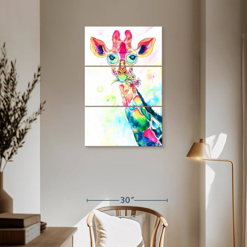 Brampt Giraffe Suitor, 57" H x 36" W