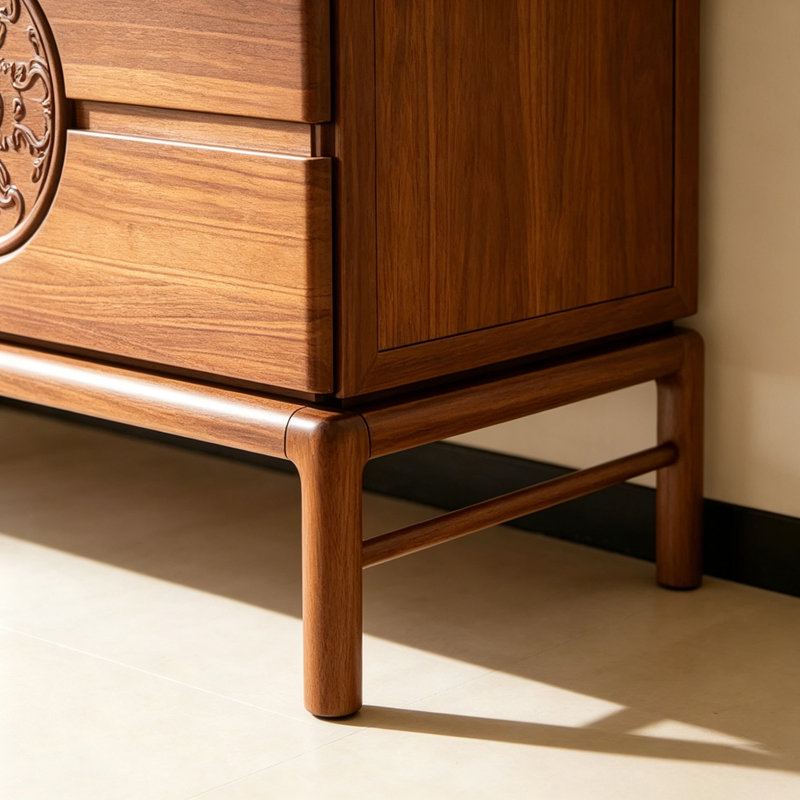 Buffet rétro simple et léger de luxe, H 35,4 po x l 70,8 po x P 15,7 po