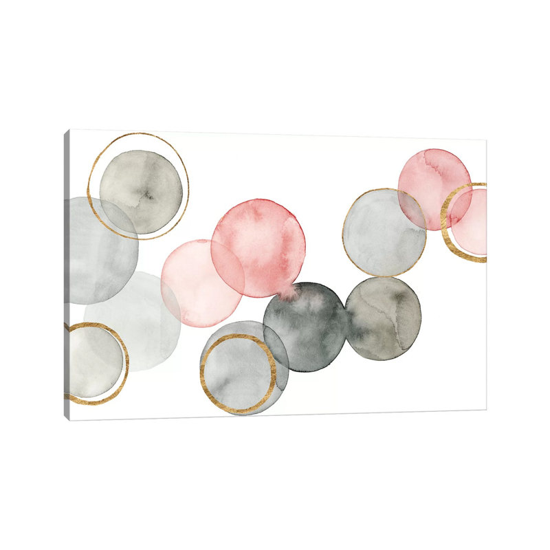 Gilded Spheres II by Grace Popp - Wrapped Canvas Gallery-Wrapped Canvas Giclée, 66.04 cm H x 45.72 cm W