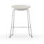Palm Upholstered Backless Stool with Metal Frame-21155472-44643236