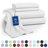 Lux Decor 4-Piece Ultra Soft Microfiber Sheet Set Deep Pocket Fitted Sheet, Wrinkle-Resistant & Easy Care Bedding-960111330-960111316