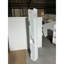 Armoire de salle de bain autoportante 69,9 po de haut 69 po à 2 portes avec 3 tablettes réglables, un plateau, des compartiments ouverts, blanc pour la salle de bain, la cuisine et le bureau