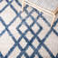 Tapis ivoire / bleu Rivka-967865120