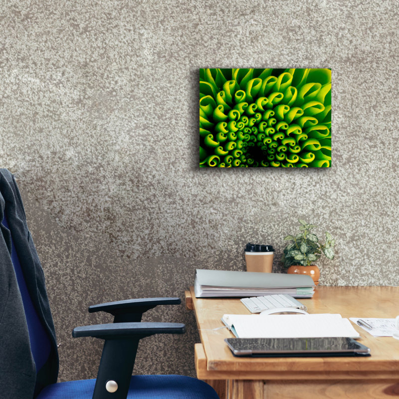 «Green Design 1» par Photoinc Studio, art mural sur toile, H 12 po x l 16 po x P 0,75 po