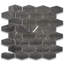 1.25 in. x 3 in. Honeycomb Polished Marble Tile