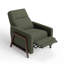 Fauteuil inclinable traditionnel en bois massif Edwin-1152804928
