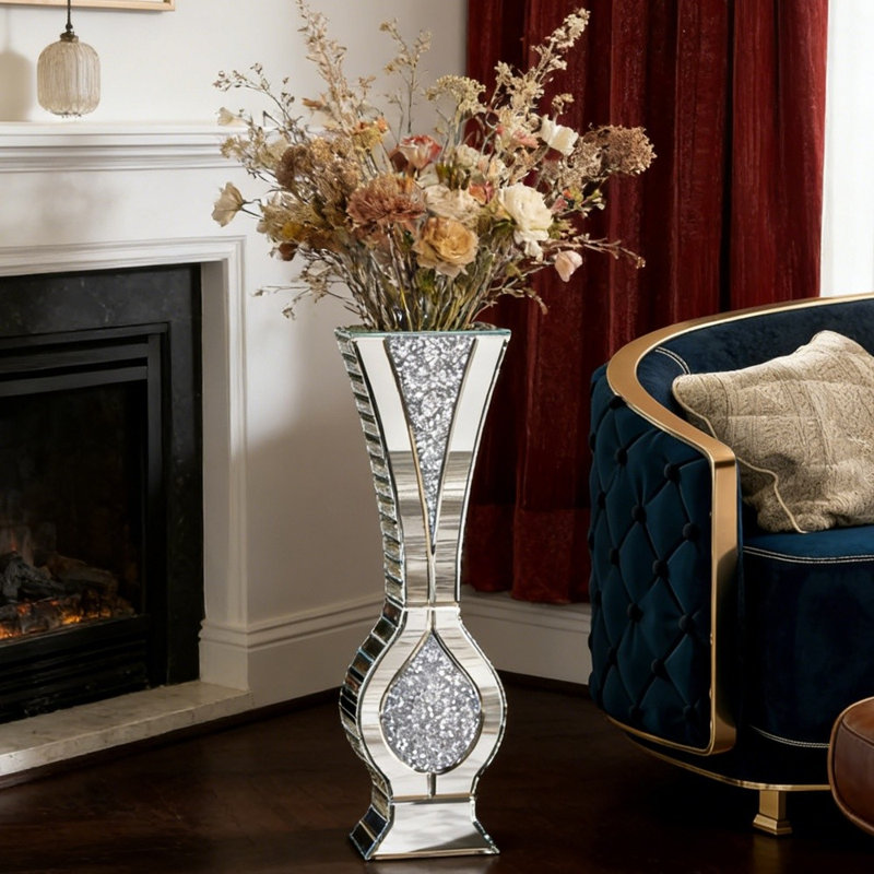 Glass Floor Vase