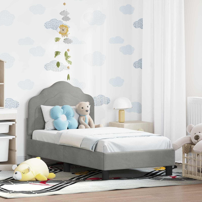 Bed Frame, Cot Bed / Toddler (70 x 140cm), Light Grey