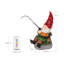 Statue de gnome de jardin Frank Exhart Good Time Fishing, 13 po