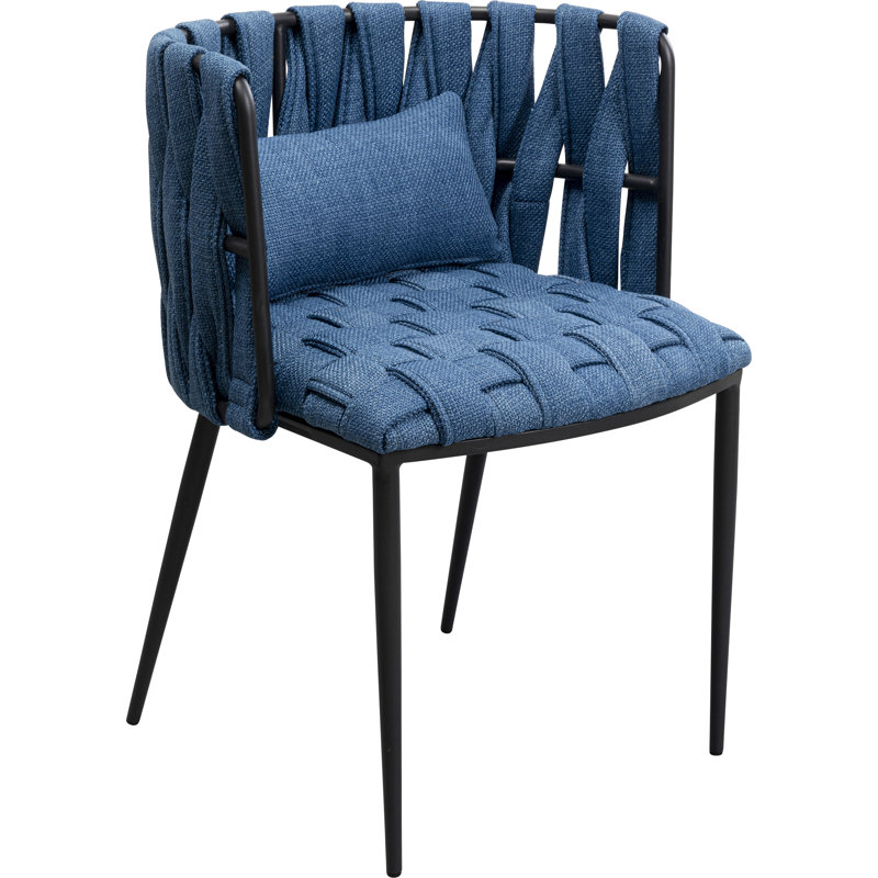 Saluti chair in blue, Blue