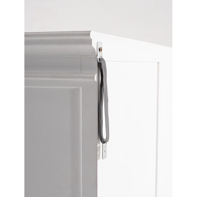 Guildford Storage Bookcase 86.6" H x 94.49" W, Pure White