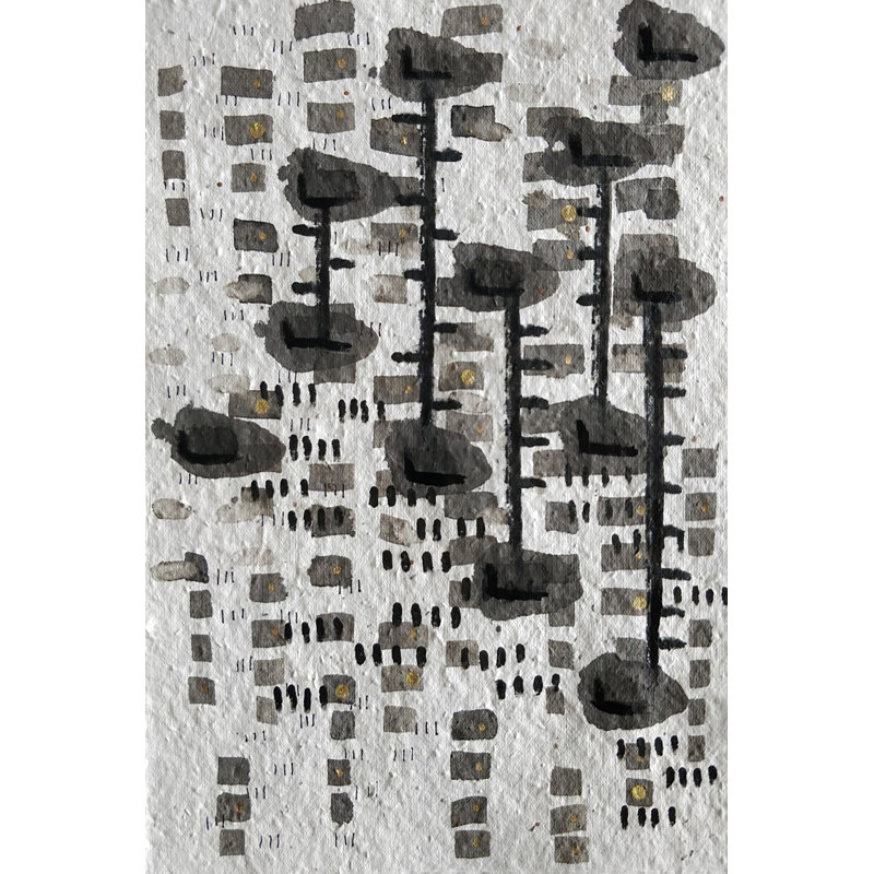 Celestial Ladder by Lori Arbel - Painting on Canvas, 122cm H x 81cm W, Wrapped Canvas