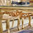 Deluxe Solid Wood Rectangular Dining Table Sets-108202936