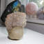 Fluorite botryoïde sur améthyste
