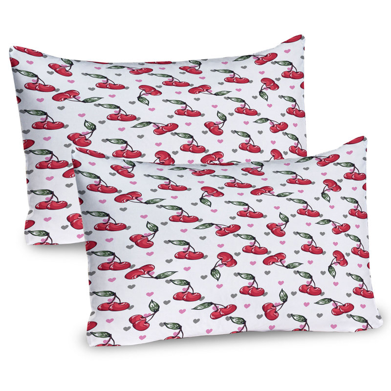 Ensemble de 2 taies décoratives Ambesonne Cherry, H 20 po x l 30 po
