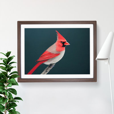 Cardinal Bird Vol.1 1 Piece Single Picture Frame Wall Art