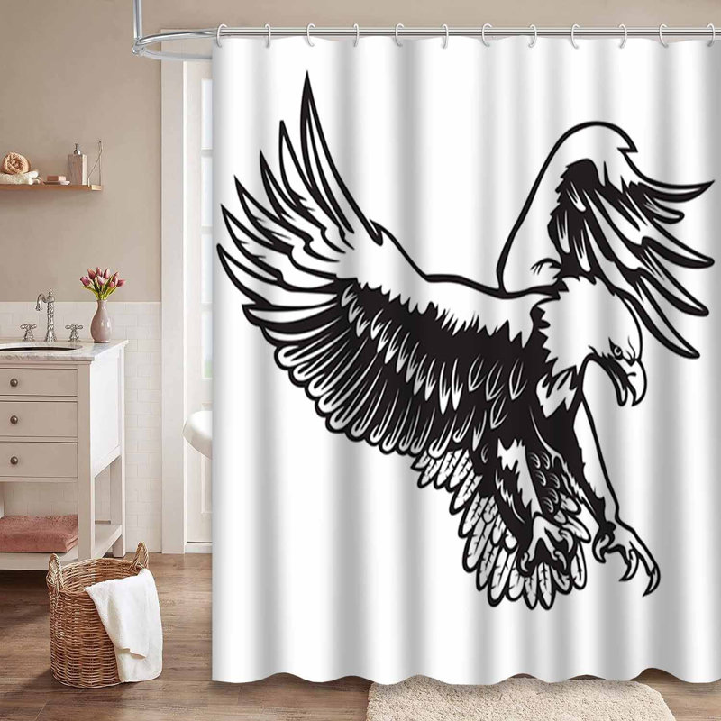 Rideau de douche Eagle, L 72 po x l 72 po