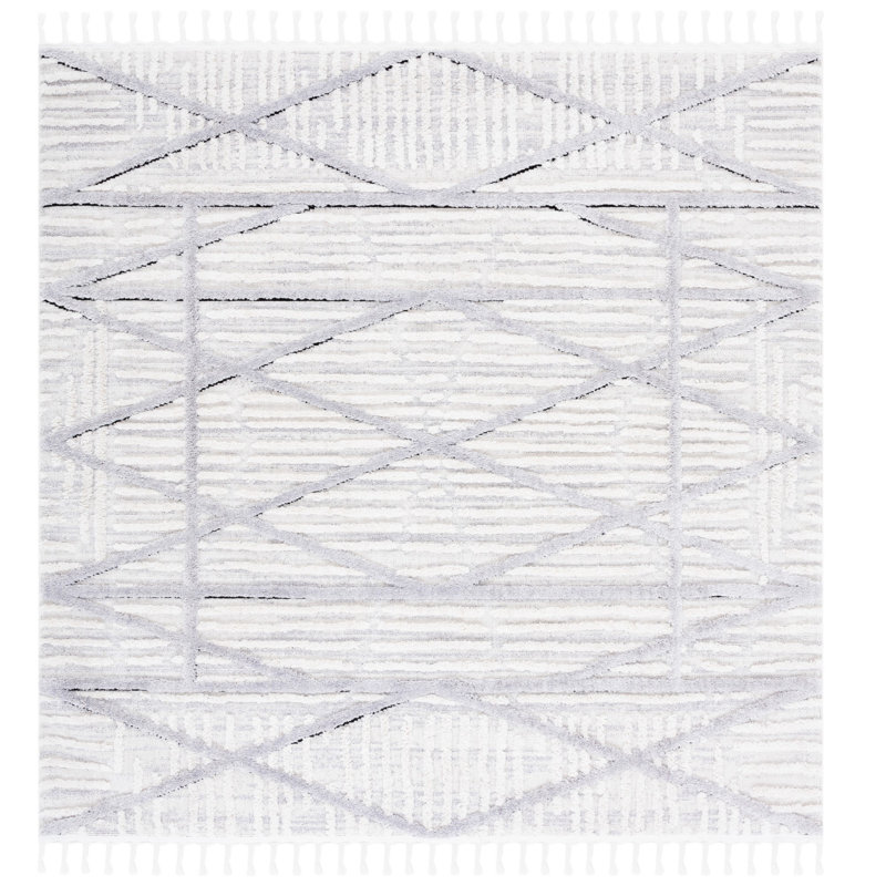 Wendland Performance Geometric Rug, Square 6'7"