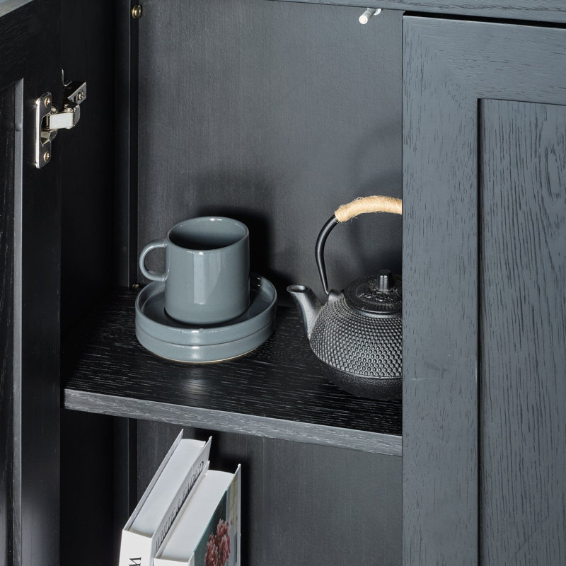 Solid Wood 2 - Door Rectangle Accent Cabinet
