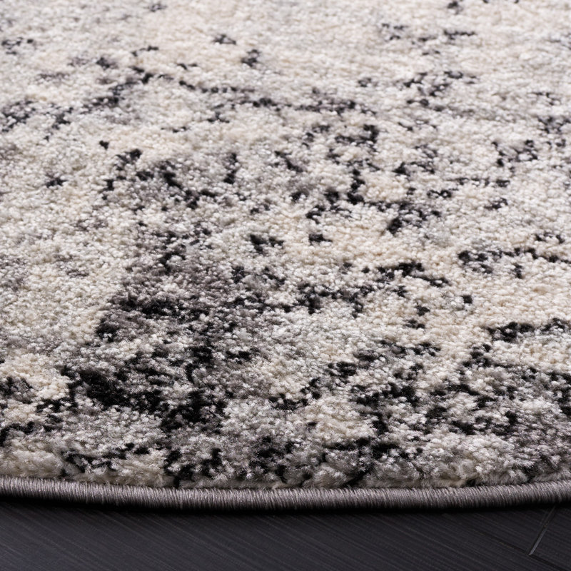 Adanac Performance Abstract Rug, Round 6'7"