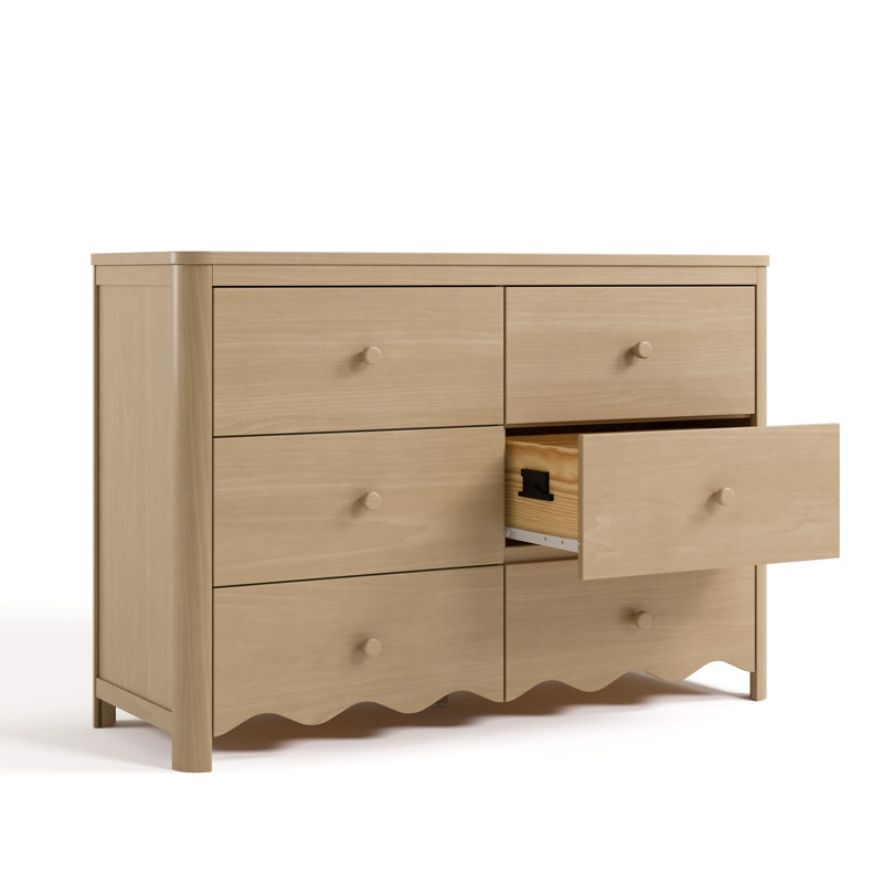 Casablanca 6-Drawer Double Dresser, Driftwood