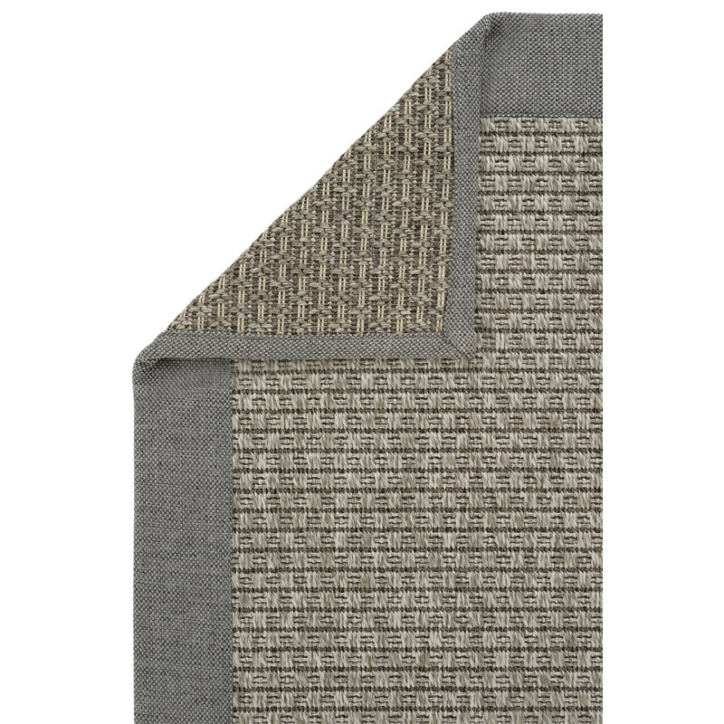 Tapis Portland en sisal à bordure Portland, Rectangle 6 pi 7 po x 8 pi 3 po