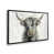 Satin Black Floater Framed
