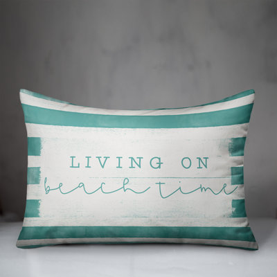 Beach Time Rectangular Pillow Cover & Insert