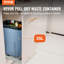 Metal Open Pull Out Rubbish Bin - 35L