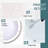 Dimmable Round Flush Mount