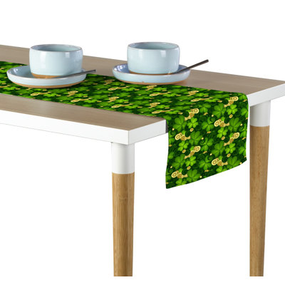 Goosman Saint Patrick's Paisley Table Runner