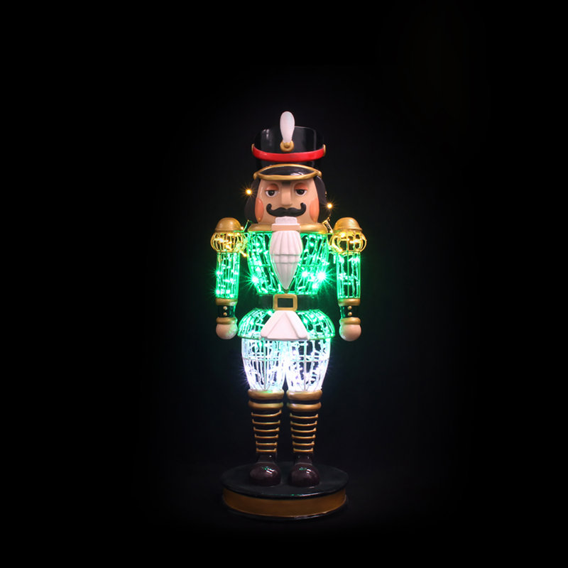 Nutcracker 6ft Green/white - Multi - Floor standing
