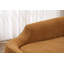 Canapé-lit moderne avec méridienne courbée avec assise profonde et coussin intégré pour le salon ou la chambre à coucher.-325544234