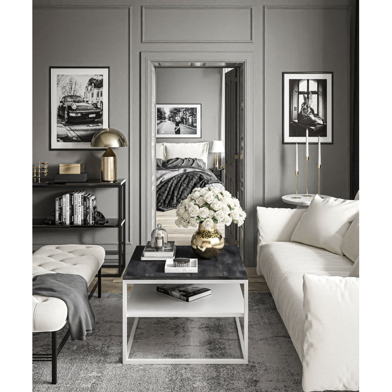Jennis Coffee Table, White