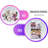 Sorbus 6 Drawers Acrylic Makeup and Jewelry Cosmetics Organizer in Clear