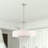 Claudelle 5 - Light Dimmable Drum Chandelier