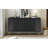 Stylish Sideboard With Geometric Lines And Functional Storage Compartments