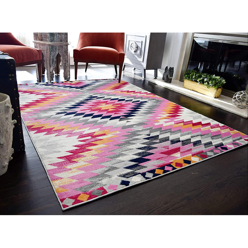 Legacie|Tribal Rose, Rectangle 4' x 6'