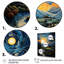Chef-d'œuvre «The Starry Day» par Vincent II - Paysage et nature, art mural dans le salon-592927215-592927212