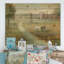Farmhouse Tranquil Country Field - impression sur bois-37111135