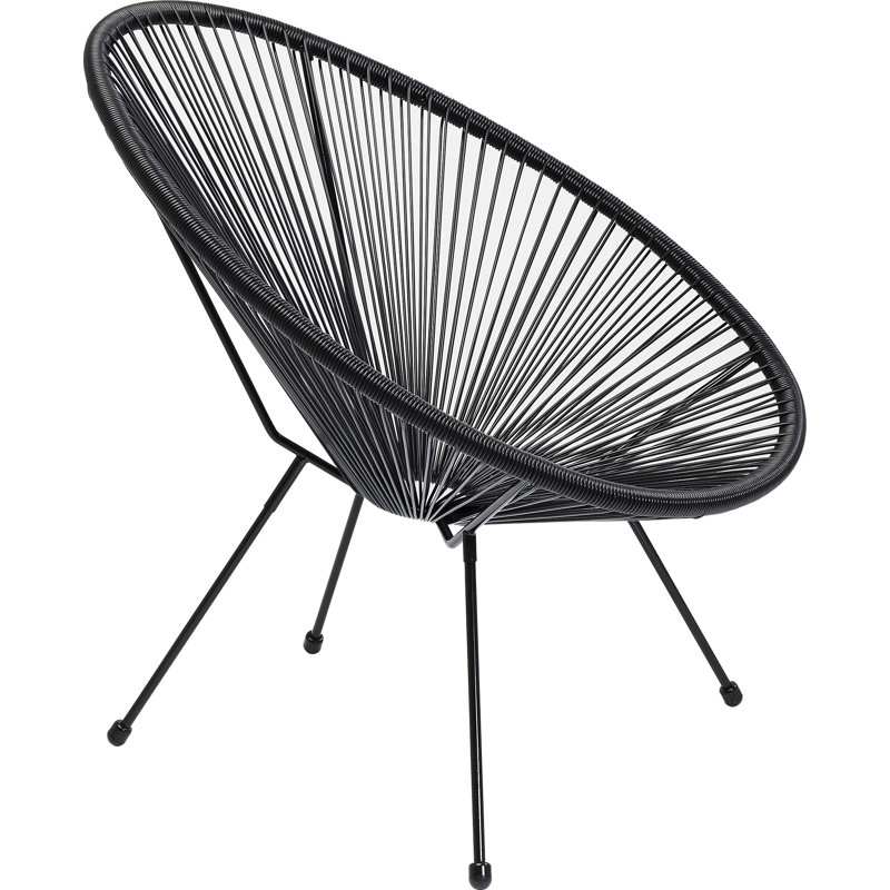 Acapulco armchair, Black
