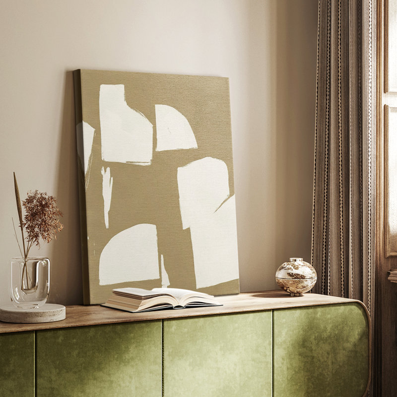 ChunkyAbstractIV -Custom Wrapped Gallery Cavas, 27" H x 18" W